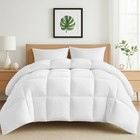 Down Alternative Comforter Reversible Microfiber Soft Duvet Insert All Seasons