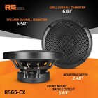 1 Pair Prv Audio 6 5    2-way Coaxial Car Speaker 160 Watts 4 Ohm Rs65-cx