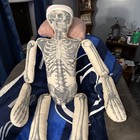John Derian X Target 63  Skeleton Plush Pillow Halloween Or Christmas Hat New