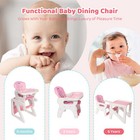 Baby High Chair Convertible Adjustable 3 In 1 Toddler Chair With Tray Feeding