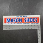 Vintage Mason Shoes Advertising Sticker-new Old Stock