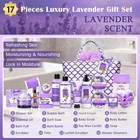 Gift For Women  Spa Gift Baskets For Women - 17pcs Lavender Sets With Body Lotio
