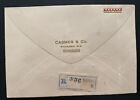 1937 Hong Kong First Day Cover King George 6 Kgvi Coronation Used Twice