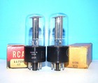 117z6gt Nos Rca Radio Audio Amplifier Vintage Vacuum Tubes 2 Valves Tested 117z6