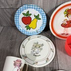 16 Piece Vintage Play Kitchen Dishes   Silverware Plastic Mixed Lot 1970s