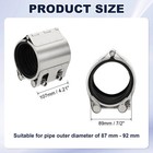 Pipe Repair Clamp 3-1 2  Od 87mm-92mm Leak Sealer Emergency Pipe Repair 