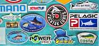 29  - Different   Authentic - Sport Fishing Decals Lot - Offshore Vinyl Stickers