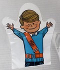 Aaa Plastic Hand Puppet Crossing Guard Illustrated Boy Am Auto Assc Vintage Prop