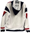 Vtg Nike L Sweatshirt Hoodie Red White Blue Full Zip Color Block  Nwt  Vhtf 