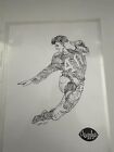 R pelkowski Football Sketch Poster 11x8 5  Crazylegs