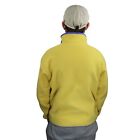 Vtg 80s 1989 Patagonia Synchilla Snap-t Pullover Fleece Jacket Men Medium Yellow