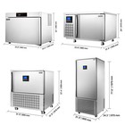 32-370l Commercial Blast Freezer 4-15trays Blast Chiller Chest Seafood Ice Cream