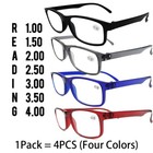 Reading Glasses Lens 4 Pack Lot Classic Reader Unisex Men Women Style Lot New