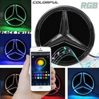 Glowing Car Auto Led Grill Logo Emblem Light For Mercedes Benz Gle Glc Gls 15-19