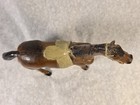 Antique vintage Cold Painted Germany Cast Metal Horse
