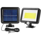 100led Solar Powered Wall Light Outdoor Garden Motion Sensor Security Flood Lamp