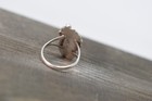 Vintage Navajo Sterling Ring     Script    jm    Signature     1960s Handmade Sz 5