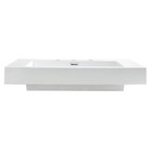 Fresca Potenza 28  White Integrated Sink With Countertop