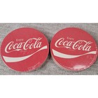 Vintage Coca Cola Logo 8 75  Paper Plates   Luncheon Napkins 2 Sets Of 3 Sealed