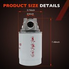 3 4 Nptf 10 Micron Hydraulic Oil Filter Housing 20 Gpm 200 Psi Cp-752-10  221006