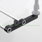 Straight Rail Block Rod Clamp Fr 15mm Rod Support Dslr Rig Evf Lcd Monitor Arm