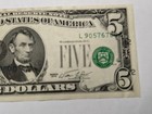 5 Dollar Bill 1974 Major Error Note Misalignement    Ink Error Ultra Rare  