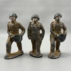 Vintage Metal Toy Army Men 3 5  As Is Military Collectible Soldiers