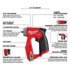 Milwaukee 2505-20 M12 Fuel Installation Drill driver