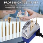 Sjk Dental Lab Electric Wax Knife Waxer Carving Pencil Carver With 6 Tips 2 Pens
