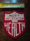 Vtg  Ww2 Mott Decathlon Health Home Front Red Patch