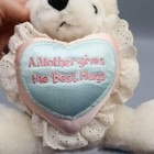White Teddy Bear 1985 Dakin Plush A Mother Gives The Best Hugs Mothers Day Plush