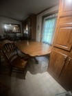6 Chairs Beautiful Table Just Wanting More Room Antique Claw Feet Vintage 50s