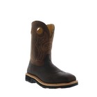 Hoss Spitfire 92040 Mens Brown Wide Leather Lace Up Work   Safety Boots