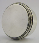 Beautiful Rare French Russian Solid Silver Scew Top Box C1910 42g