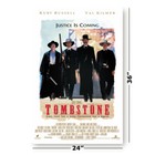 Tombstone - Movie Poster  regular Style - White Version   size  24  X 36  
