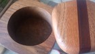 Vtg Small Wooden Secret Trinket Box Sliding Lid