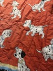 Vintage 1980s Walt Disney 101 Dalmatians Twin Size Comforter Blanket - 60    X 86   
