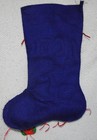 Vtg Bucilla Katie Angel Teddy Bear Noel Embroidered 18  Stocking Completed  New