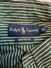 Polo By Ralph Lauren Vintage Custom Fit Striped Long Sleeve Button Down Shirt