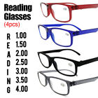 Reading Glasses 4 Pack Lot Classic Reader Unisex Men Women Style Bulk Lot