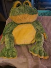 Dan Dee Collector s Choice Frog Plush Stuffed Animal Green Yellow Floppy
