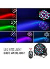 2pcs U king Led Par Lights Dj Stage Light Corded Rgb 36 Led With Sound Activated