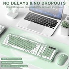 Wireless Keyboard Mouse Combo 2 4ghz Full Size Usb With Dpi Adjustable Mouse