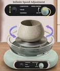 Mini Pottery Wheel Kit  4 7   Pottery Wheel For Kids Adults  Adjustable Speed