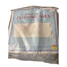 Vintage Pair Of Standard Pillowcases Long Stemmed Rose New Old Stock Floral