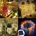 Solar String Lights Led Waterproof Copper Wire Xmas Garden Party Decor Outdoor