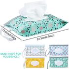 Febsnow 4 Pack Baby Wipe Dispenser portable Refillable Wipe Holder baby Wipes   