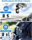 Boblov Gps Police Body Camera With Audio Night Vision Car Dash Camera 128gb