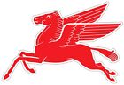 Mobil Gas Flying Red Horse Pegasus Metal Heavy Steel Sign Extra Large 35  Oil 