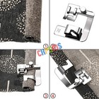 6sizes Rolled Hem Presser Foot Set For Lower Shank Home Sewing Machines